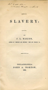 Slavery