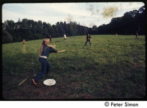 Baseball game, Tree Frog Farm commune