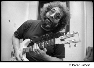 Jerry Garcia: portrait with guitar