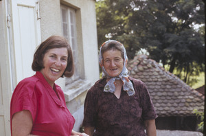 Barbara Halpern and neighbor