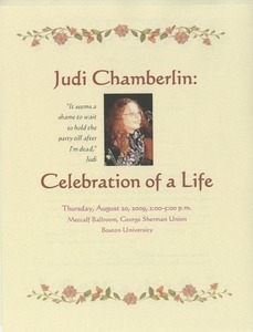 Judi Chamberlin: Celebration of a Life