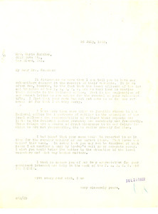 Letter from A. G. Dill to Marie Holahan