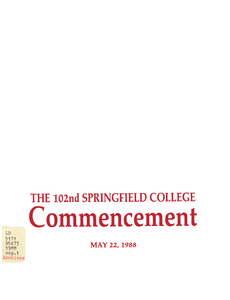 Commencement Program (1988)