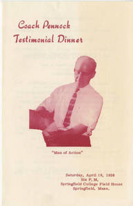 Coach Pennock Testimonial Dinner, April 19, 1958