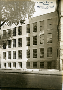 Joseph Barnes School, Marion Street, East Boston