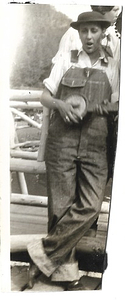 A Photograph of Dorris Bullard with a Banjo