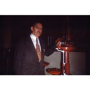 Prof. Joseph Zeller, Chairman, Mechanical Engineering Dept., 1949