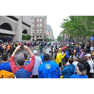 Crowd cheers for group as they near One Run finish line