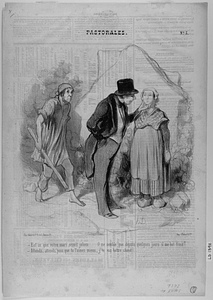 - Est-ce que votre mari serait jaloux..... il me semble que depuis quelques jours il me bat froid? - Attends, attends, puisque tu l'aimes mieux, j'te vas battre chaud!.....