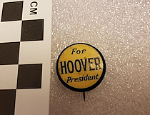 Lapel Pin, "Hoover for President"