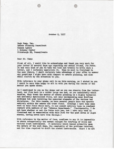 Letter from Mark H. McCormack to Kennon Agency