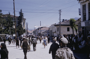 Main street and plaza, Ohrid