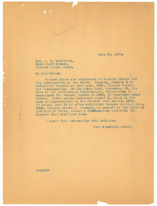 Letter from W. E. B. Du Bois to A. H. Muehlbrad