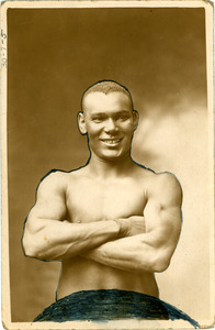 Unidentified African American boxer