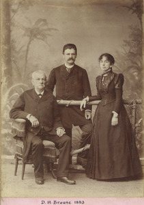 Domingos H. Braune with his family