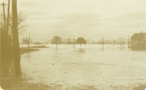 Connecticut River during flood crest
