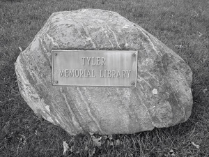 Tyler Memorial Library: Commemorative marker