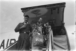 Hello Dolly troop arriving in Saigon.