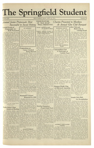 The Springfield Student (vol. 19, no. 26) May 10, 1929