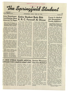 The Springfield Student (vol. 33, no. 22) April 22, 1943