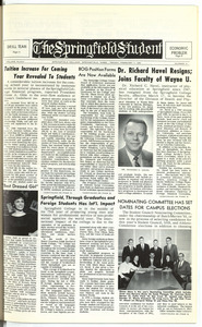 The Springfield Student (vol. 48, no. 11) Feb. 3, 1961