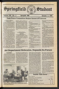 The Springfield Student (vol. 106, no. 2) Oct. 3, 1991