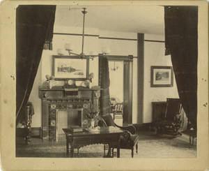 Parlor in the School for Christian Workers Building c. 1887