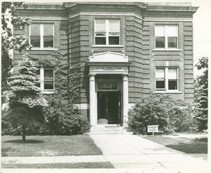 Weiser Hall as the U.S. Army Dispensary at Springfield College, 1943