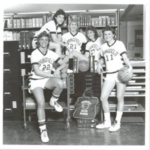 Women's Basketball in the Library (1980s)