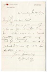 Ishikawa Unknown Letter (July 8, 1890)