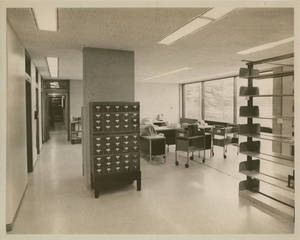 One floor inside of Babson Library