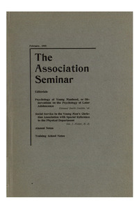 The Association Seminar (vol. 16 no. 5), February, 1908