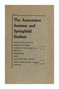 The Association Seminar (vol. 17 no. 10), July, 1909