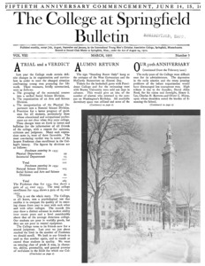 The Bulletin (vol. 8, no. 5), March 1935
