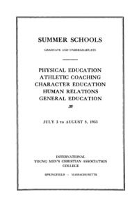 Summer School Catalog, 1933