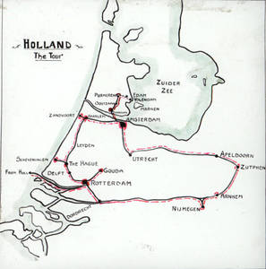 Holland Tour Map I (c. 1911)