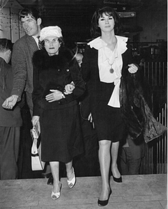 April Ashley with Mother, Ada Jamieson, London (May 11, 1962)