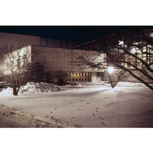 Night View of Snow on Cabot Court, Jan 1970