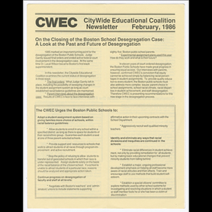 CityWide Educational Coalition newsletter