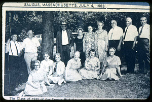 Reunion, Saugus High School class of 1915