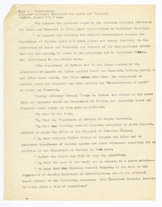 Statement by the Citizens National Committee for Sacco and Vanzetti, August 17, 1927