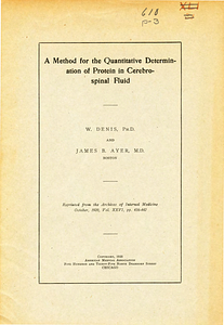 A method for the quantitative determination of protein in cerebrospinal fluid