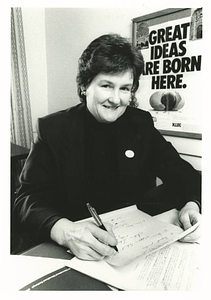 Beth Evans portrait photograph (1987)