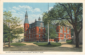 Beverly High School, south front, Beverly, Mass.