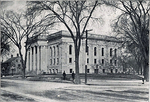 Public library before building of Boys' Club