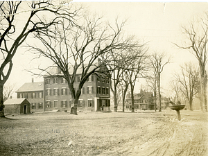 Brick House with Tucker House and then Churchill House off in the Distance