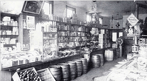 G.W. Eaton, Grocers :Main Street, 1896