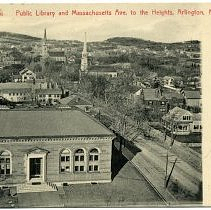 Public Library and Massachusetts Ave. to the Heights, Arlington, Mass.