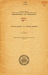 Cephalometry of feeble minded