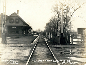 Westerly view from Central Avenue